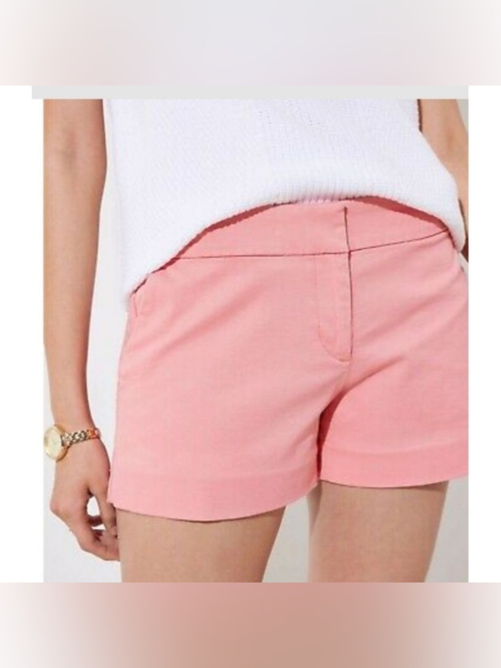 LOFT Pastel Pink 4" Shorts Size 6
